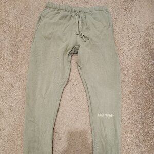 Fear of God Essentials Tapered Logo-Print Cotton -Blend Jersey Sweatpants Large